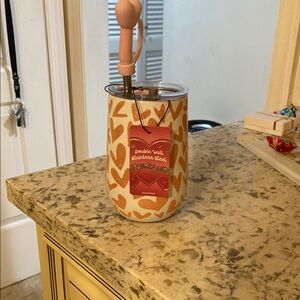 Tumbler with Straw - Heart Design